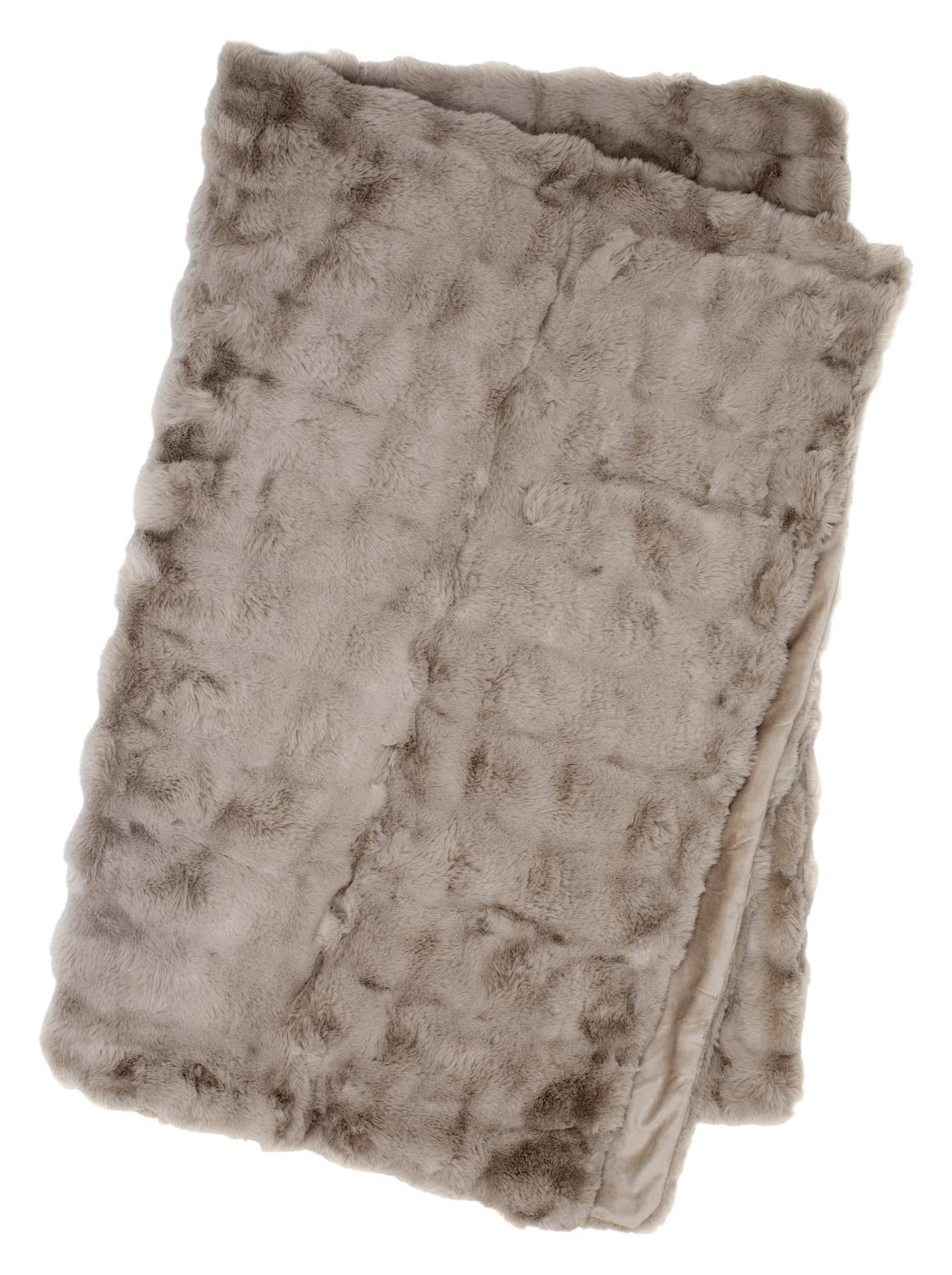 Blanket MISTY L taupe