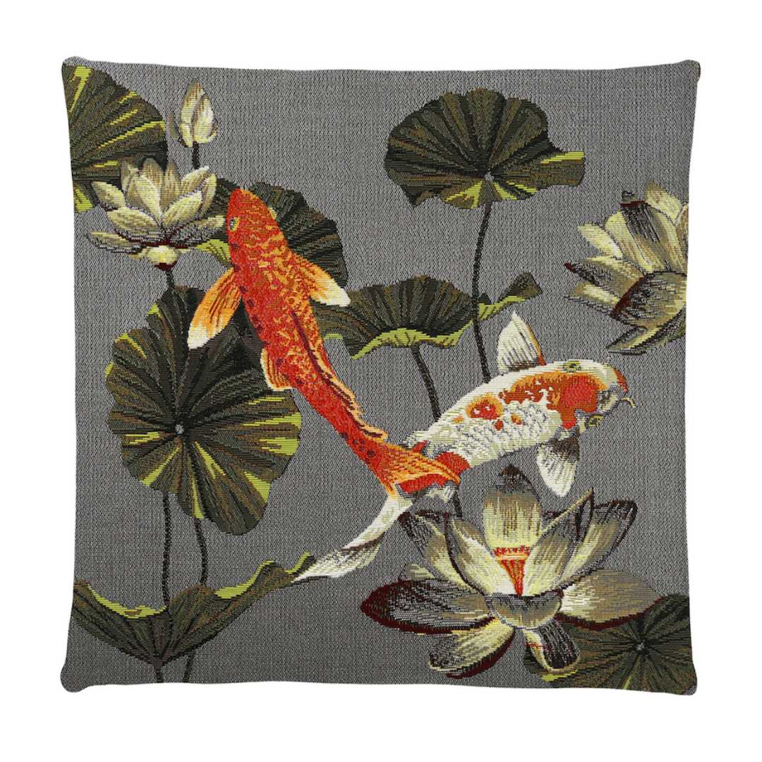 Kissen Koi grey 45x45