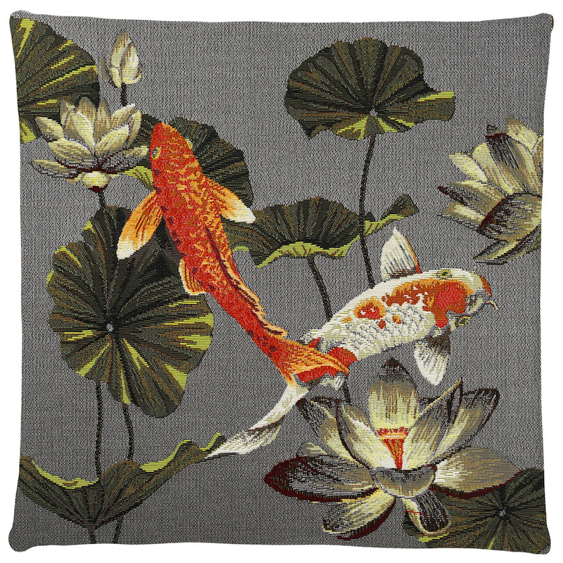 Kissen Koi grey 45x45
