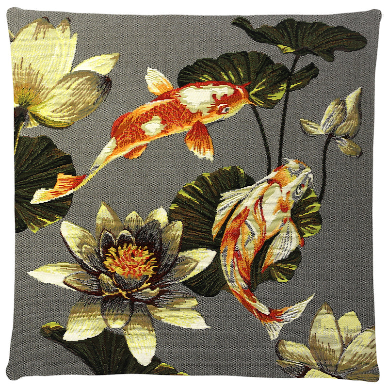 Kissen Koi grey 45x45