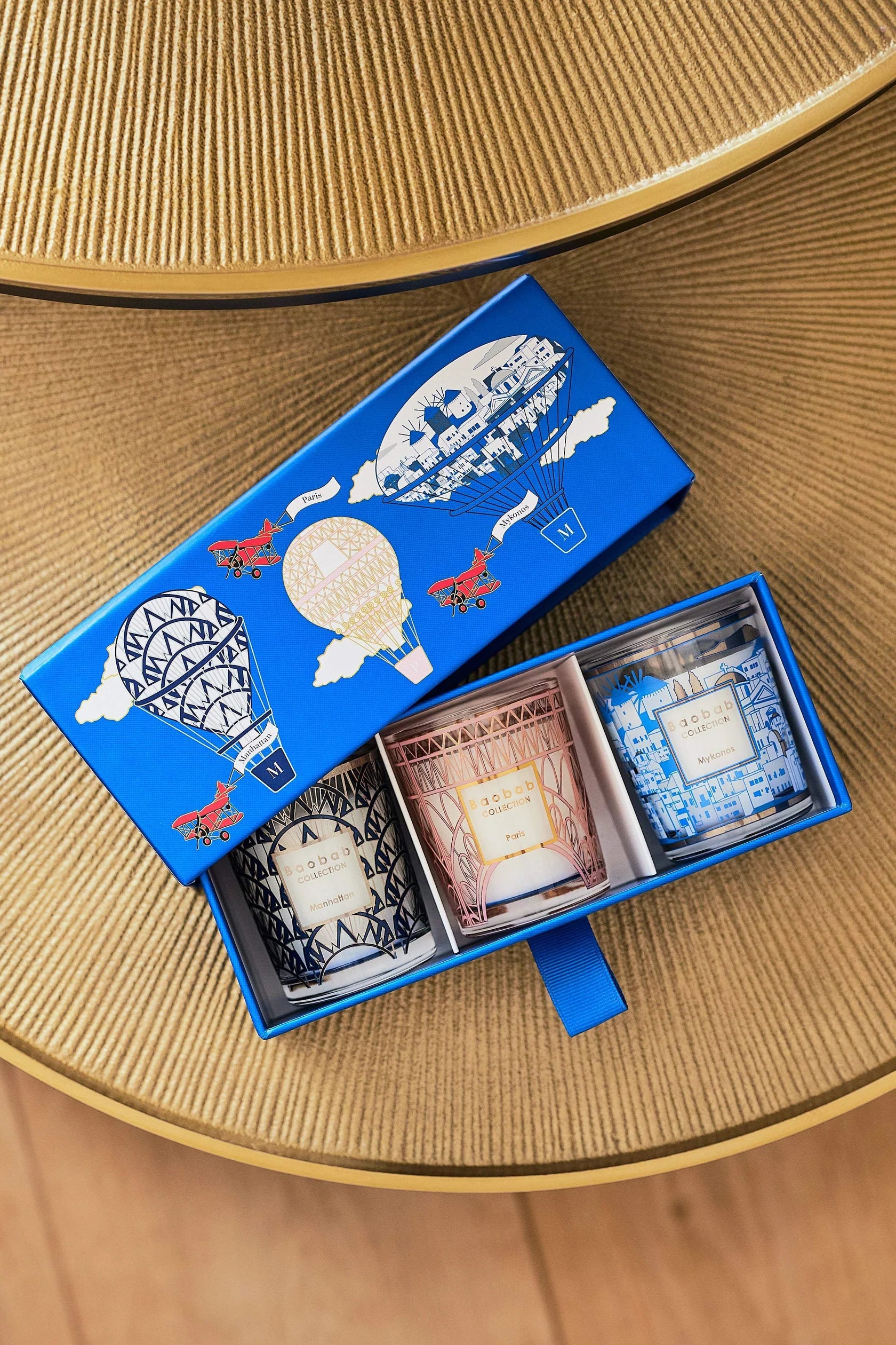 Trio Travel Candles Manhattan Paris
