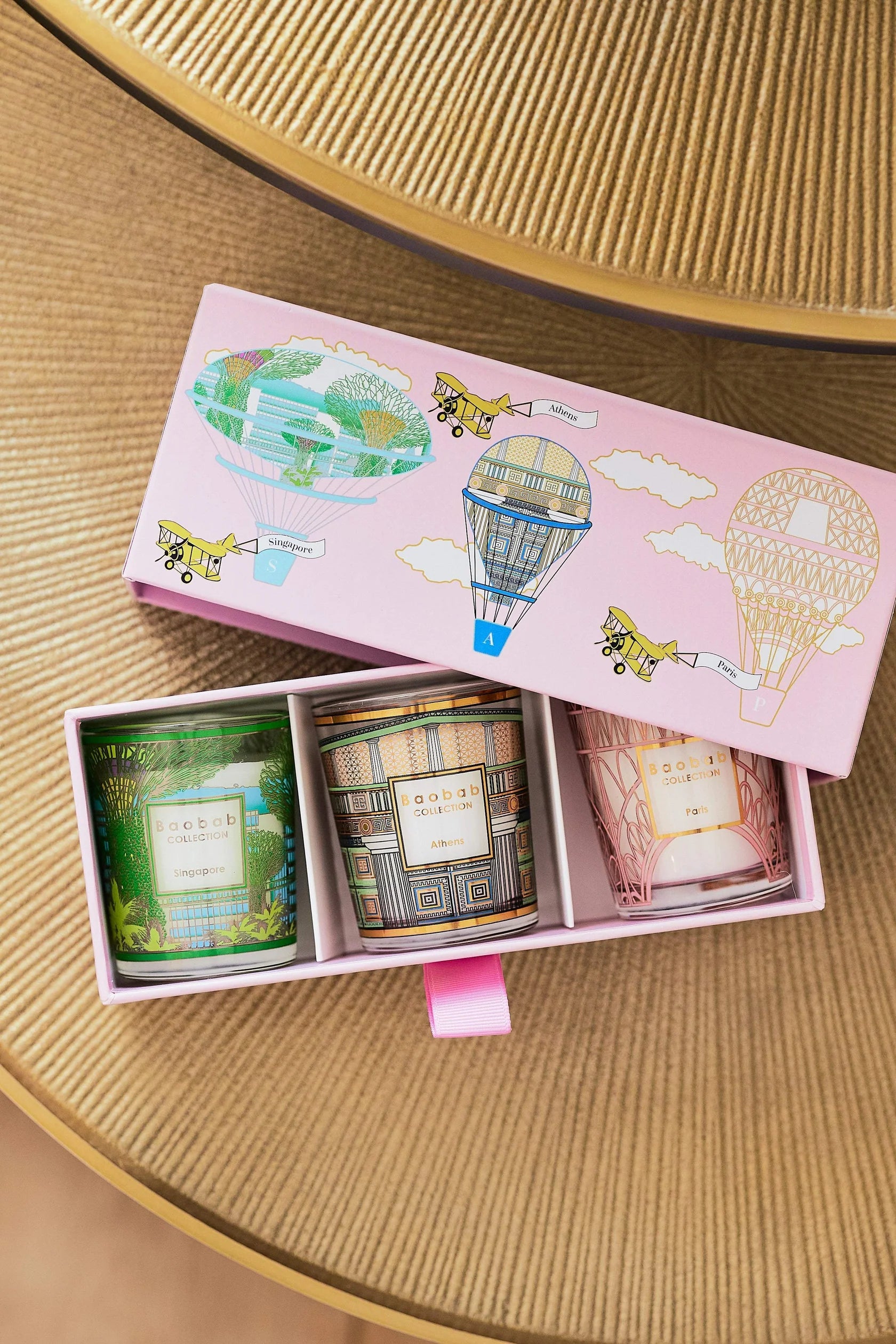 Trio Travel Candles Singapore Athens