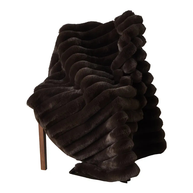 Blanket LINY L brown 140 x 220cm
