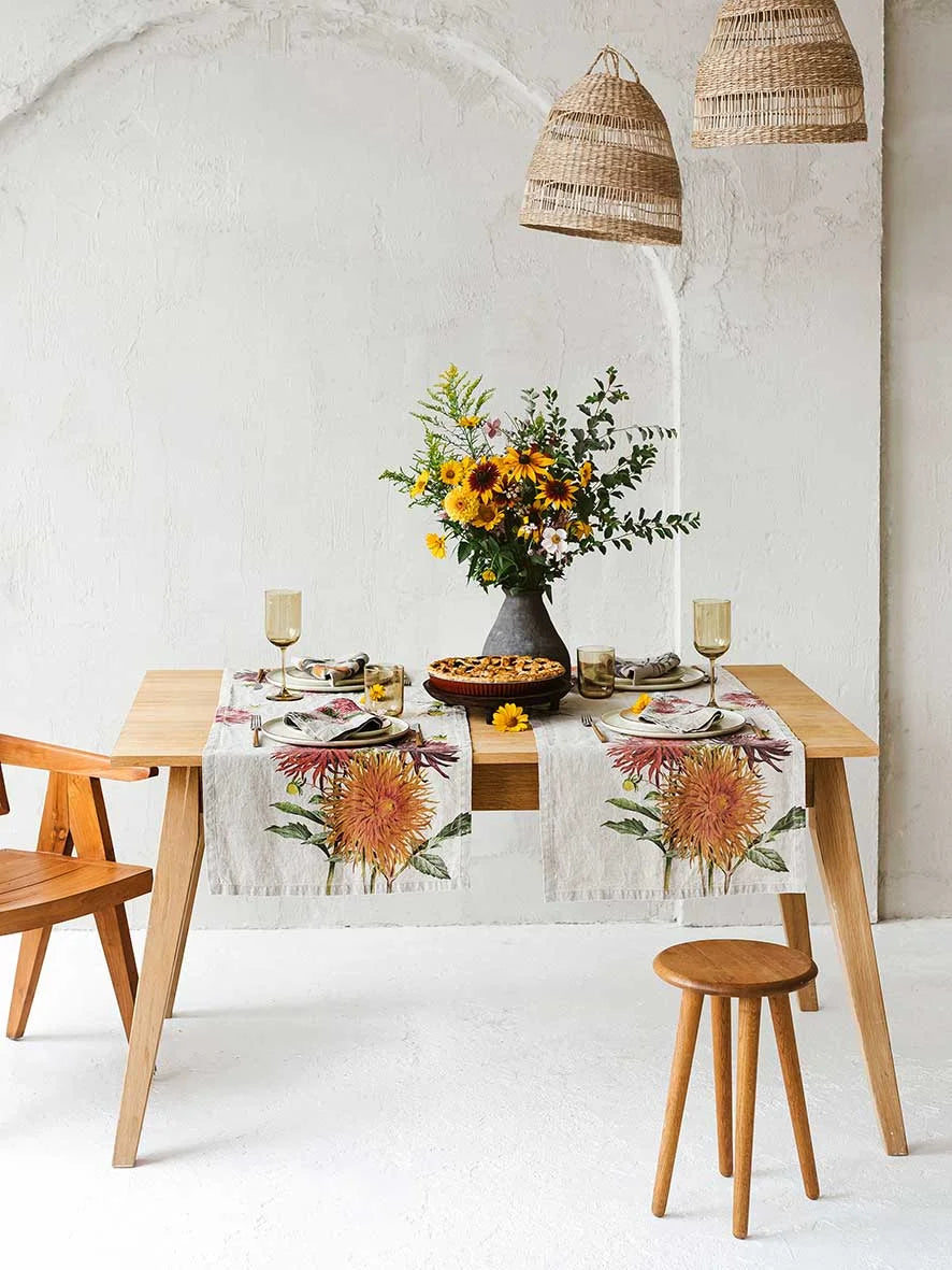 Tischlaeufer COUNTRY FLOWERS 46x136cm