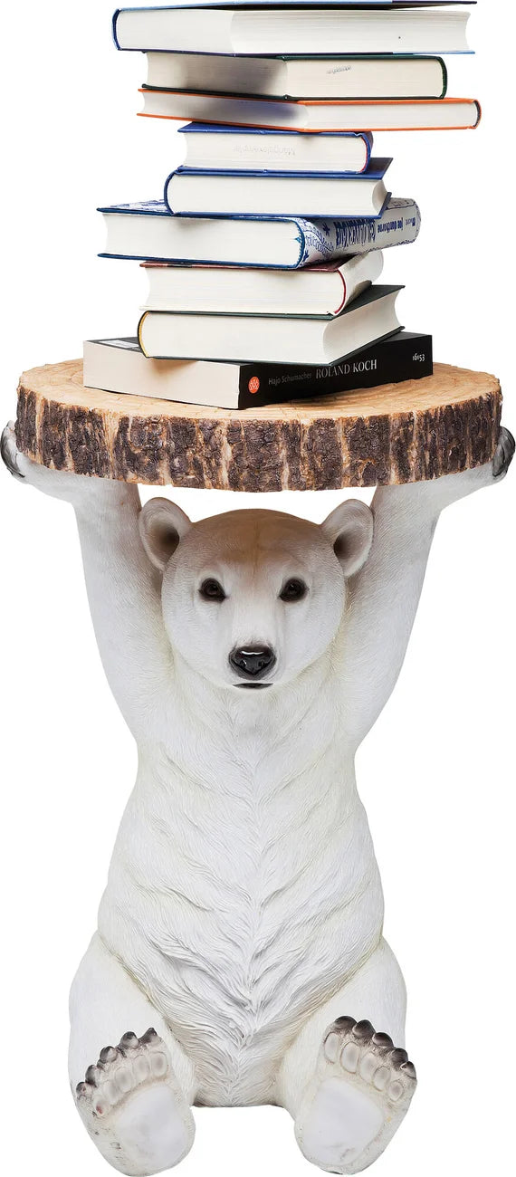 Beistelltisch Animal Polar Bear Ø37cm