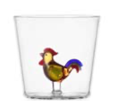 Glas ANIMAL rooster