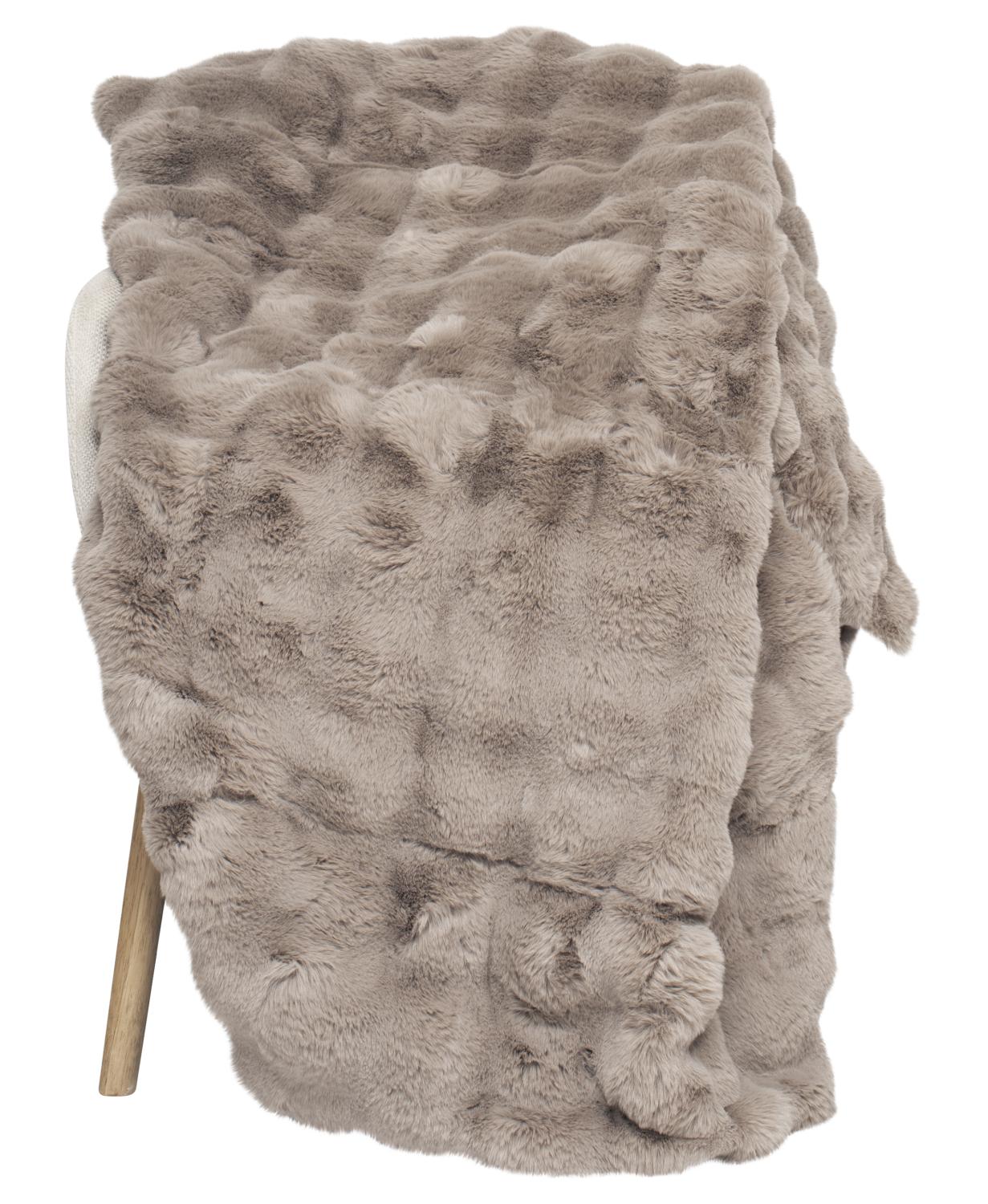 Blanket MISTY L taupe