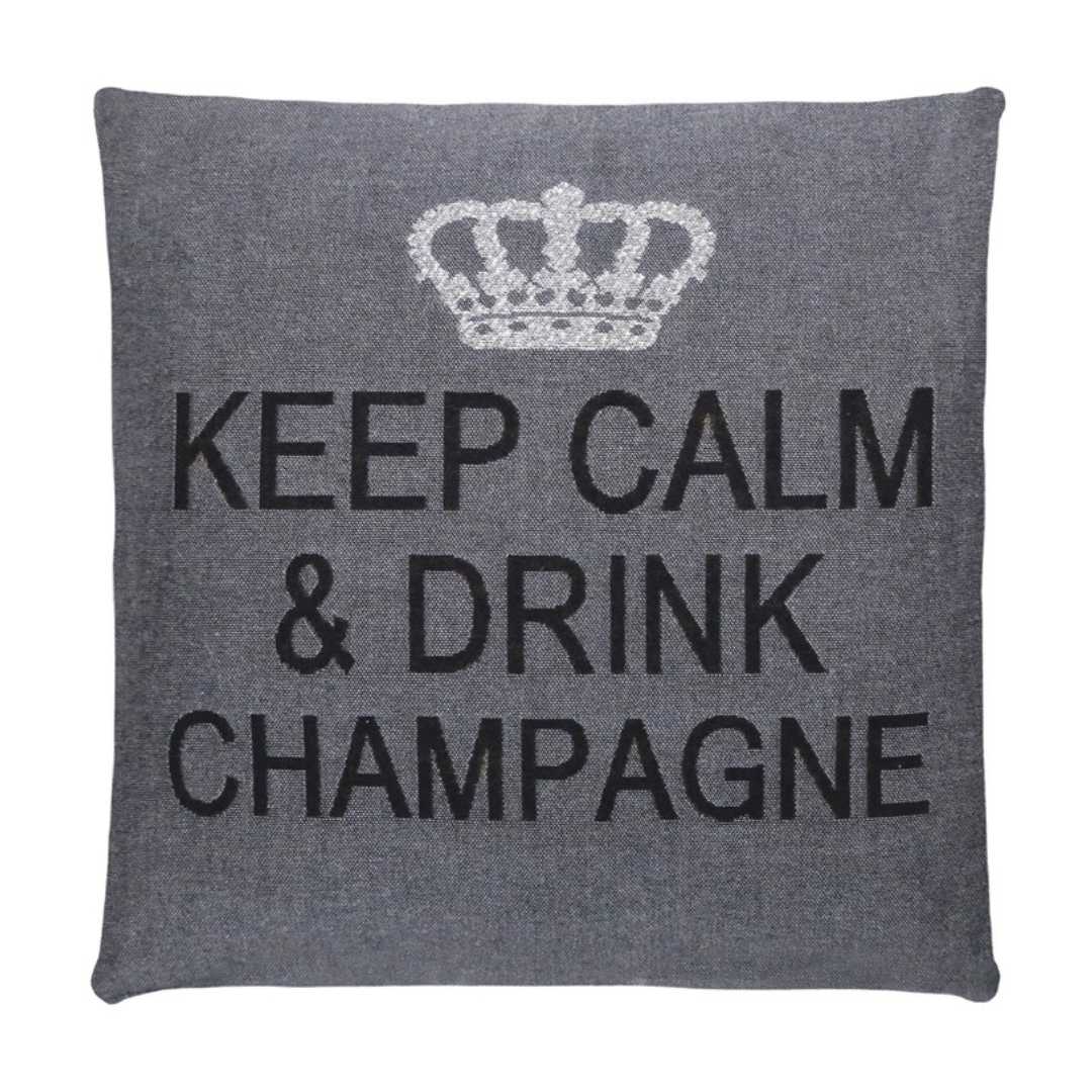 Kissen Drink Champagne 45x45cm