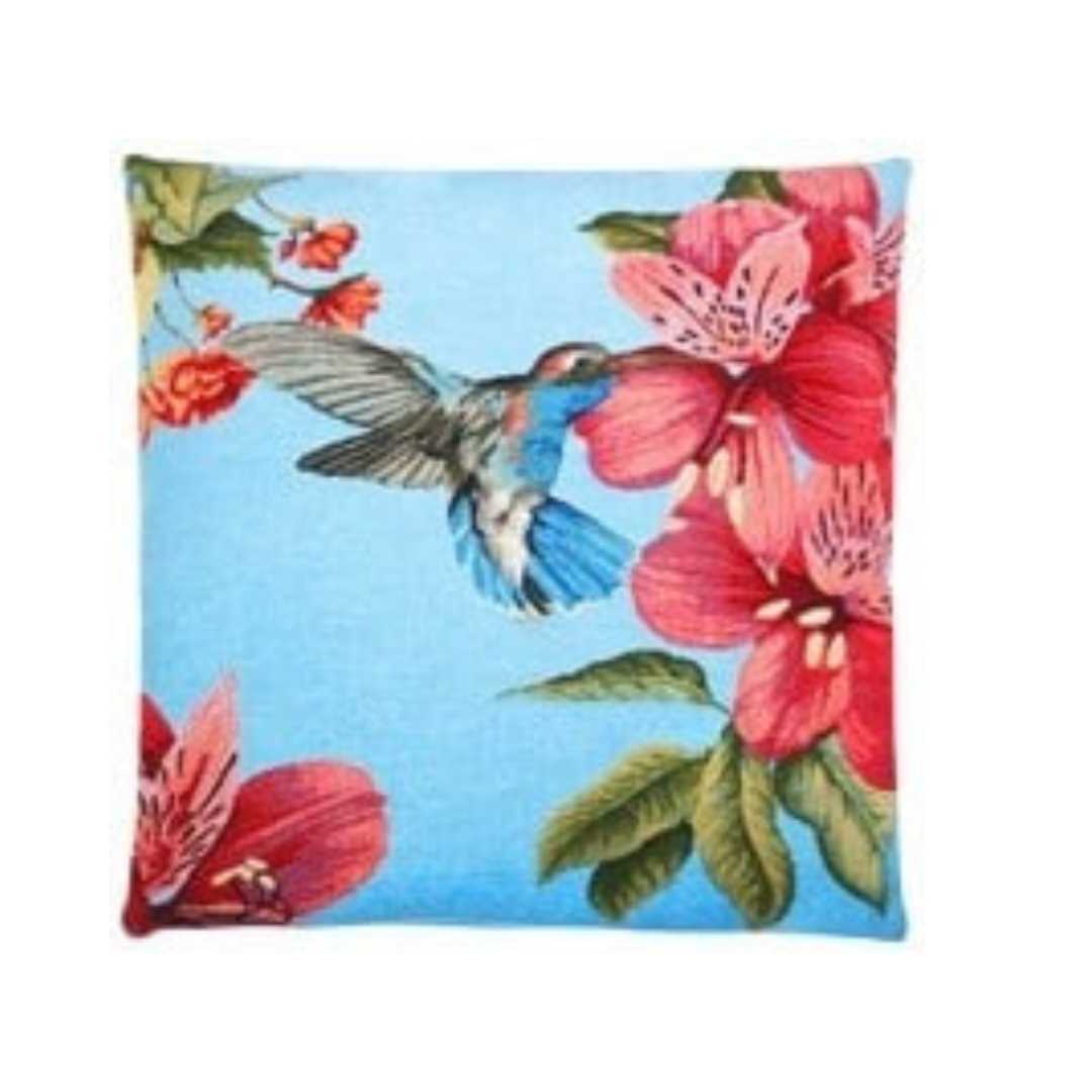 Kissen Hummingbirds 45x45cm blue