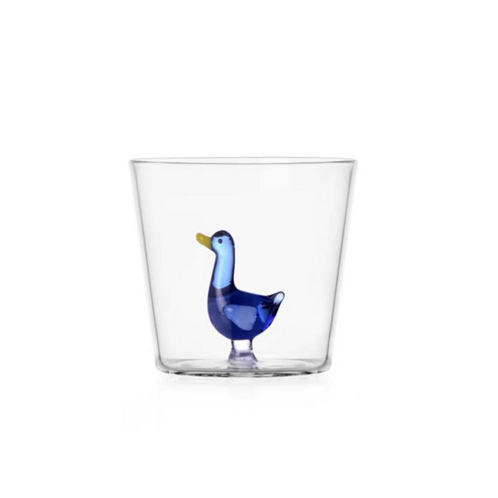 Glas ANIMAL blue Goose