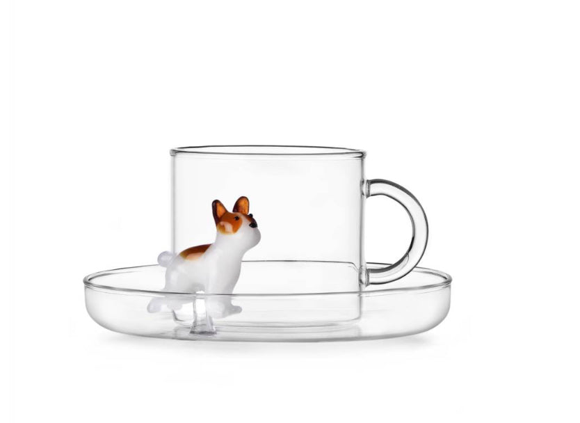 Tee + Untertasse French Bulldog