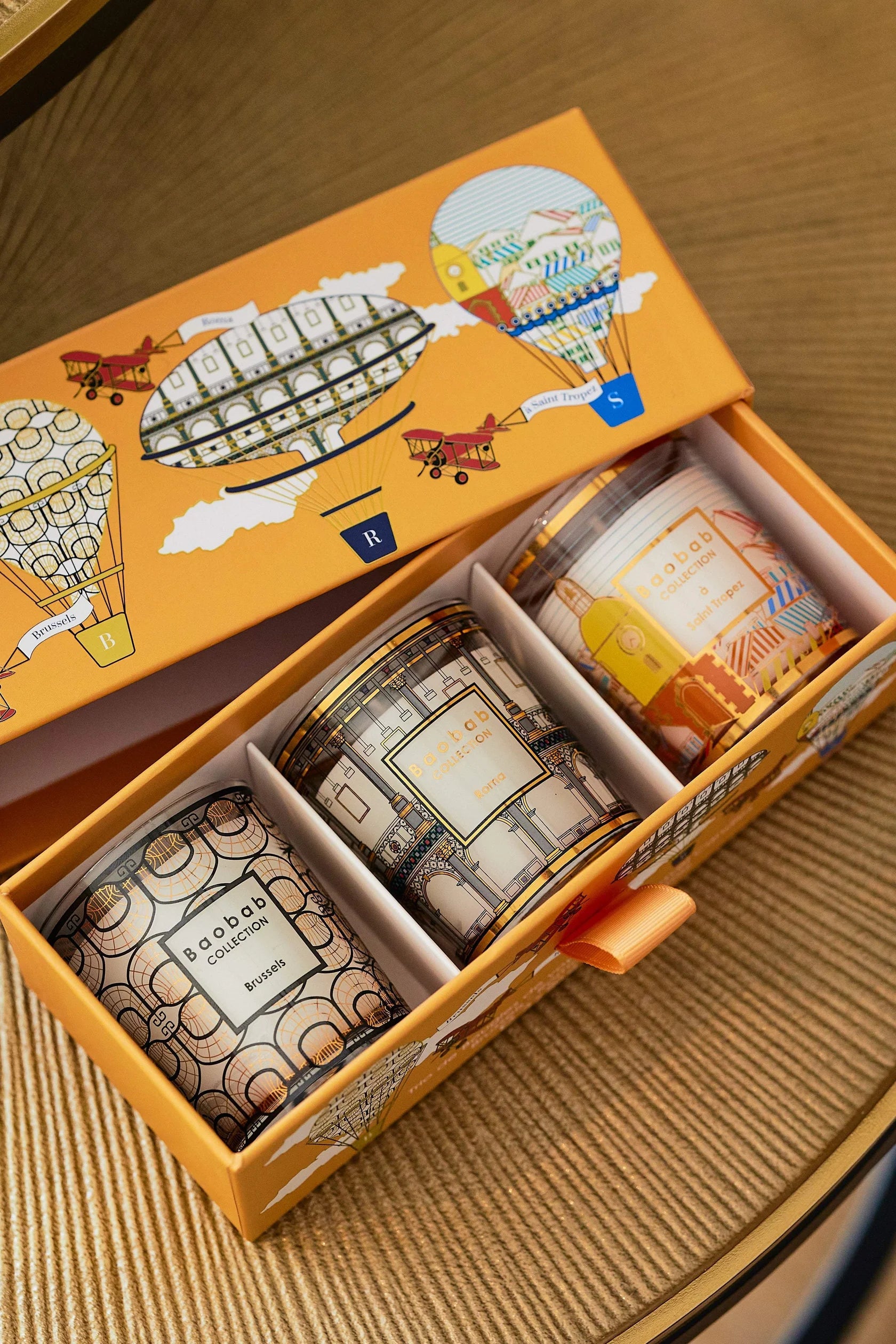 Trio Travel Candles Brussels Roma