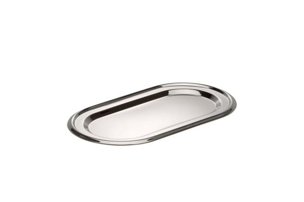 Tablett oval glatt
