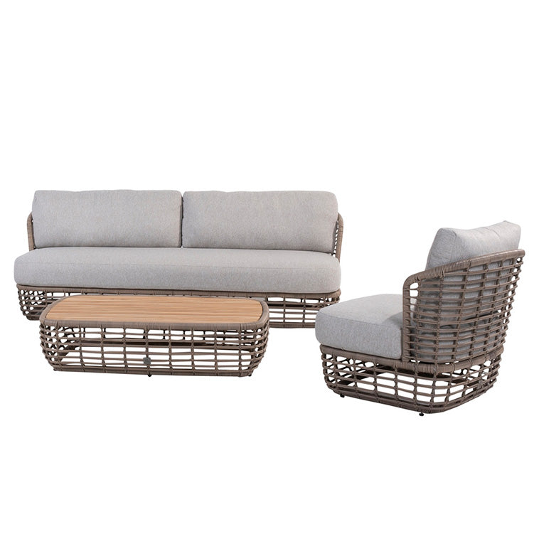 Outdoor 3-Sitzer Sofa Luigi inkl. 5 Kissen