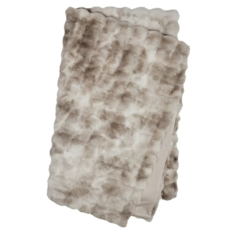 Blanket MISTY L sand 140 x 220cm